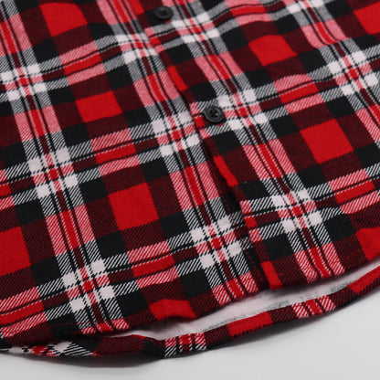 Men's 100% Cotton Flannelette Shirt Long Sleeve Plaid Check Flannel w Pockets, Crimson Knight Plaid, 2XL - Image 7
