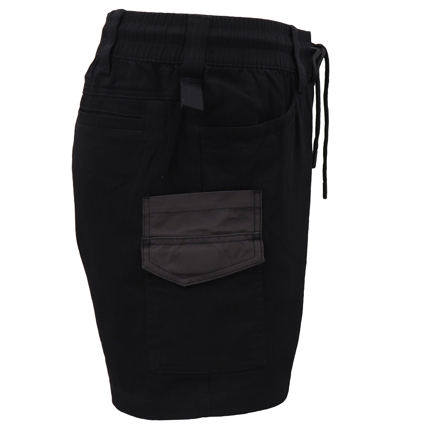 Mens Cargo Cotton Work Shorts 10 Pockets Tradies Utility Pants Workwear Trousers, Black, 40 - Image 3