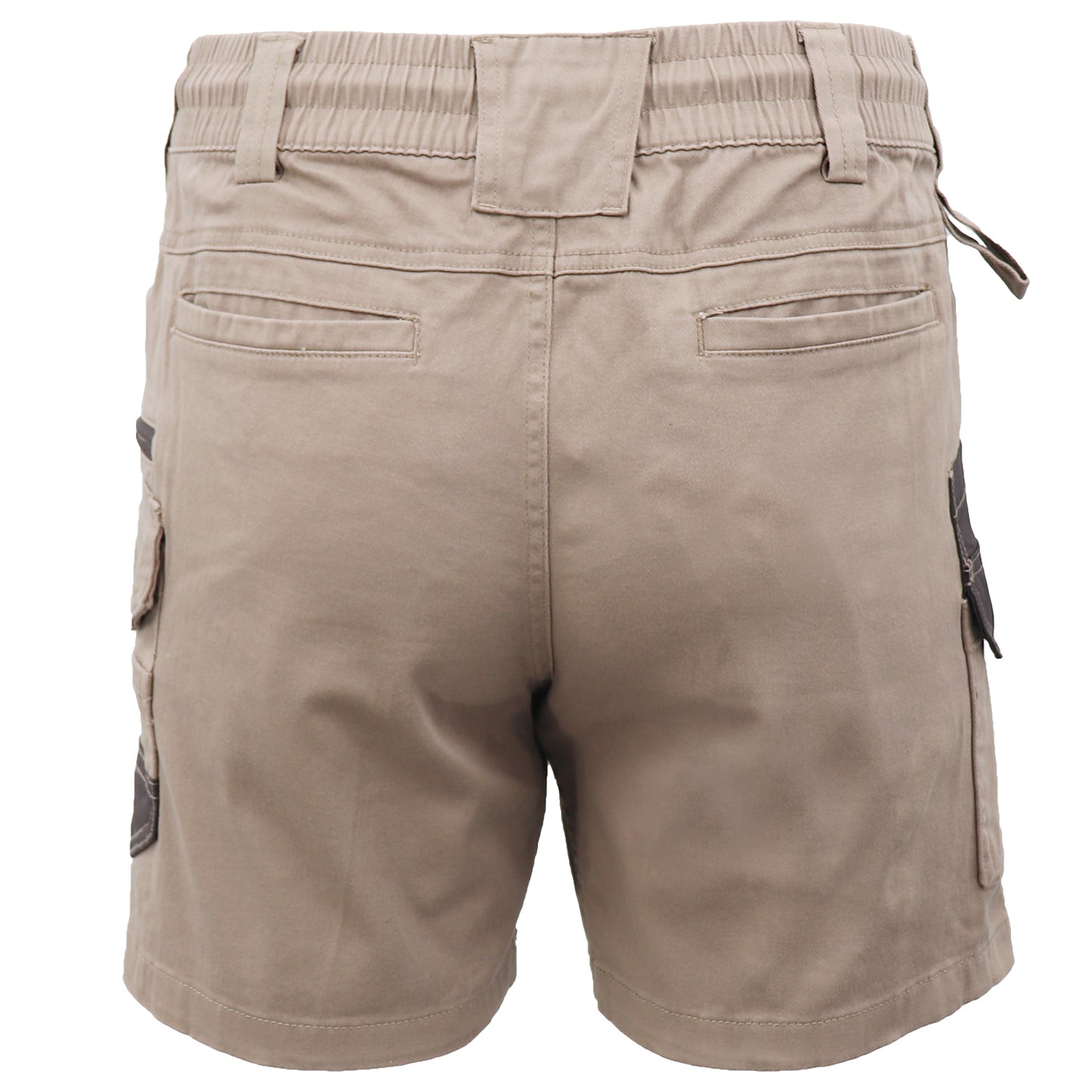 Mens Cargo Cotton Work Shorts 10 Pockets Tradies Utility Pants Workwear Trousers, Khaki, 32 - Image 5