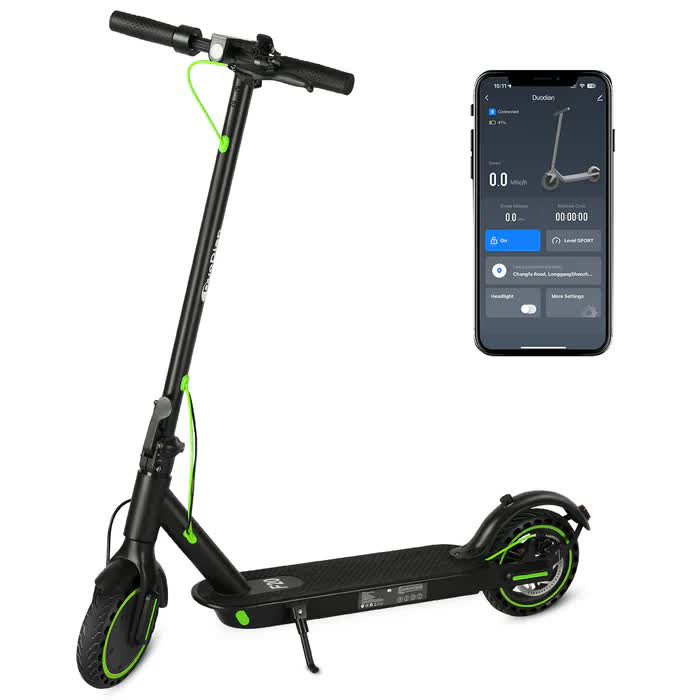 BUNA Classic Electric   Scooter   for   Adults, 350W Motor, 25KM/H, 25 KM Range, 8.5"   Pneumatic   Tires - Image 3
