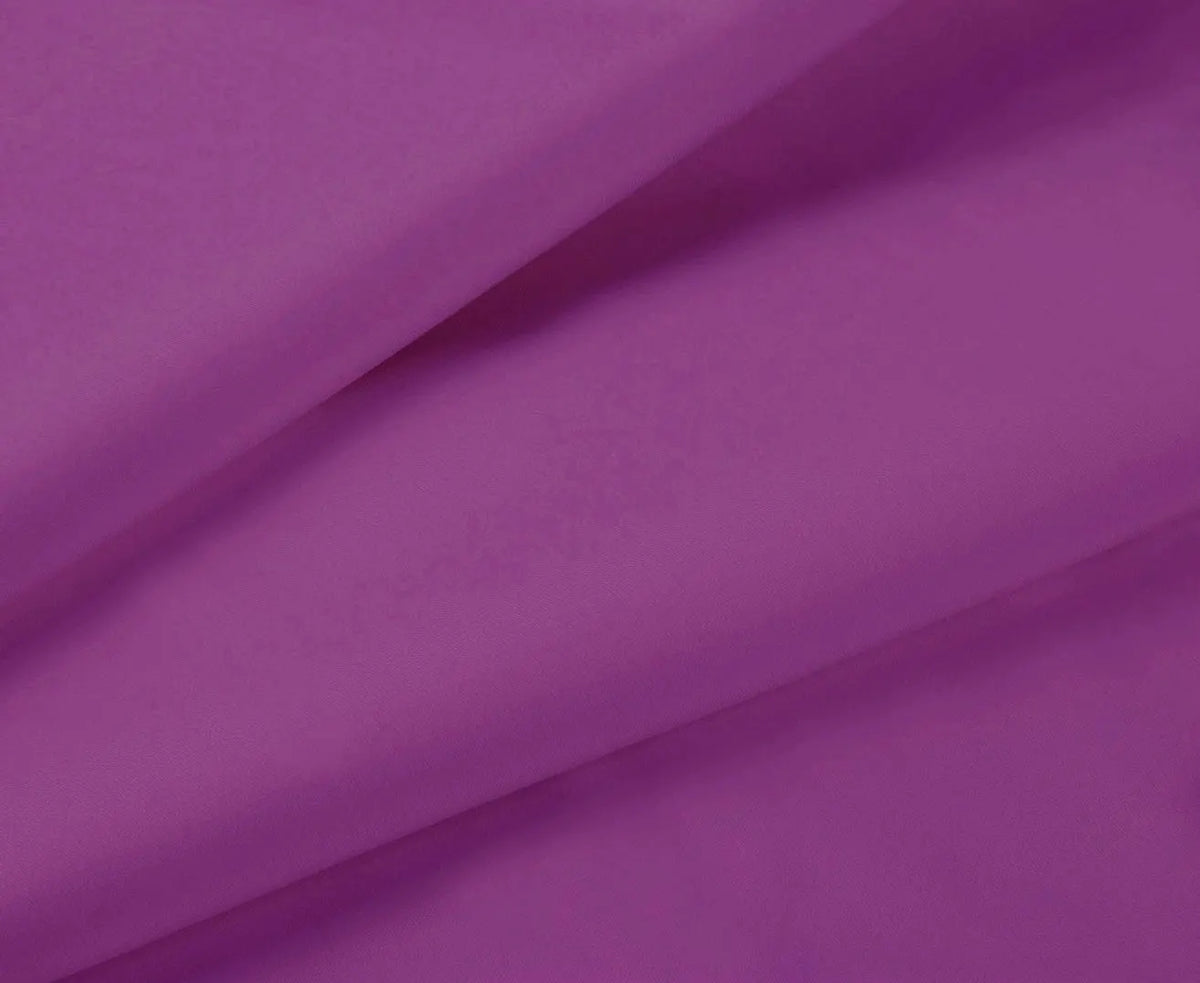 1000TC Ultra Soft Fitted Sheet & 2 Pillowcases Set - King Size Bed - Purple - Image 2