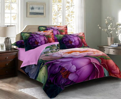 Kaie Floral Quilt Cover Set - Super King Size - Image 2