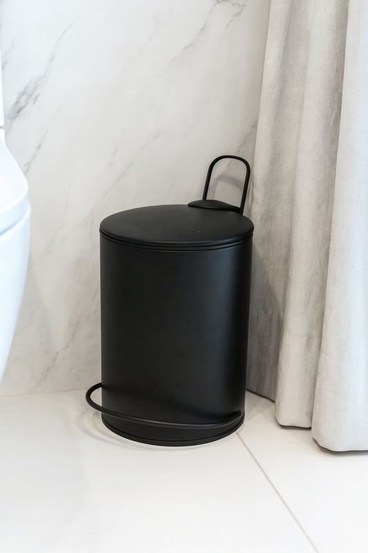 3L Soft Close Pedal Bin Black - Image 3