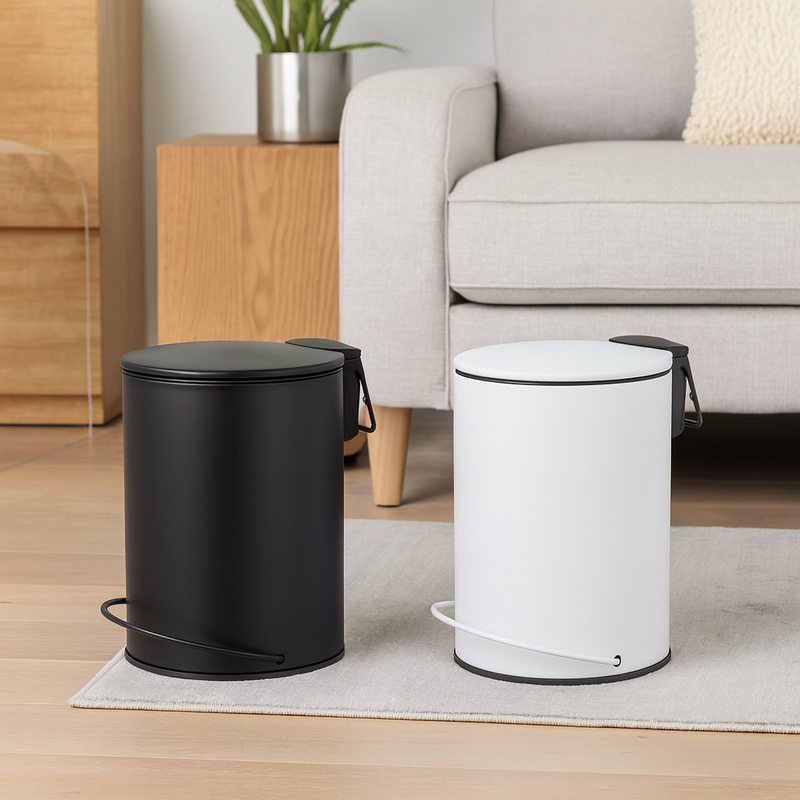 3L Soft Close Pedal Bin Black - Image 4