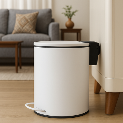 3L Soft Close Pedal Bin White - Image 5