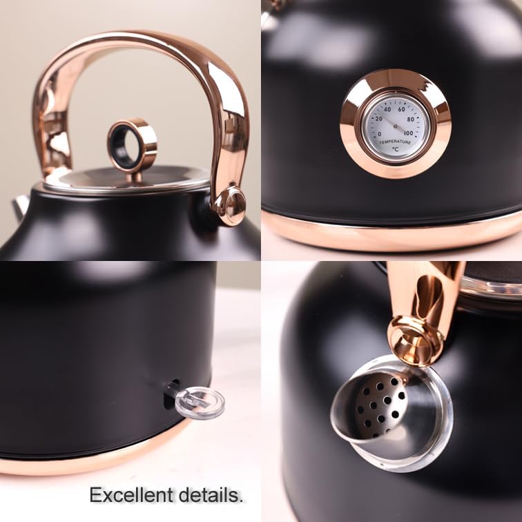 1.7L Electric Water Kettle Black - Image 4