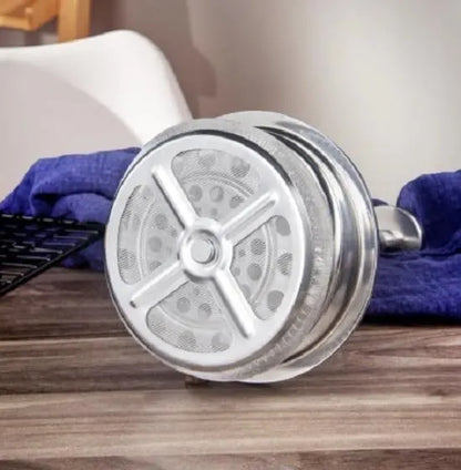 White French Press Coffee Maker 1000ml with Coffee Bean Can + Extra Filter Gift Set - Image 7