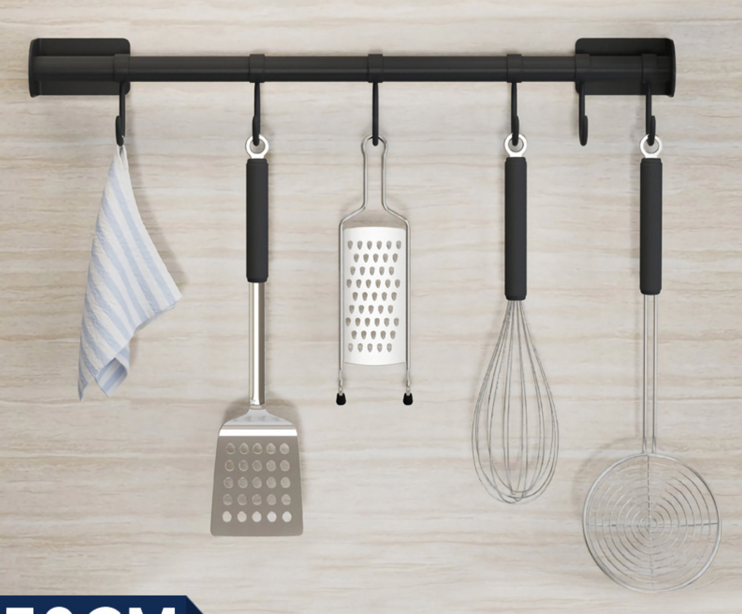 Nail-Free Hooks Hanger 40cm - Image 2