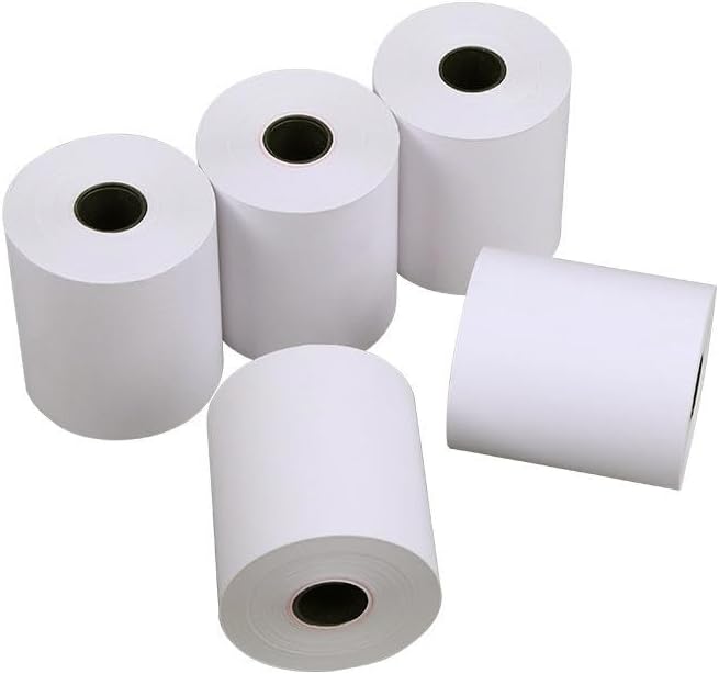 6 Rolls Linerless Printing Label Paper 80 mm × 52 m for Takeaway Shop Restaurant - Image 5
