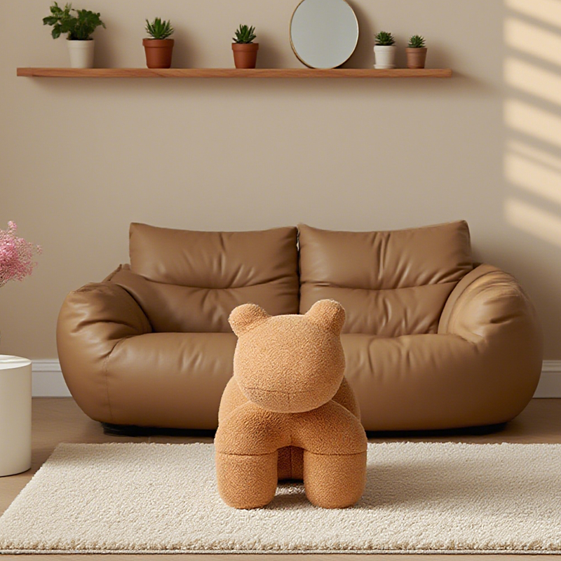 Lamb Stool Chair Brown - Image 2