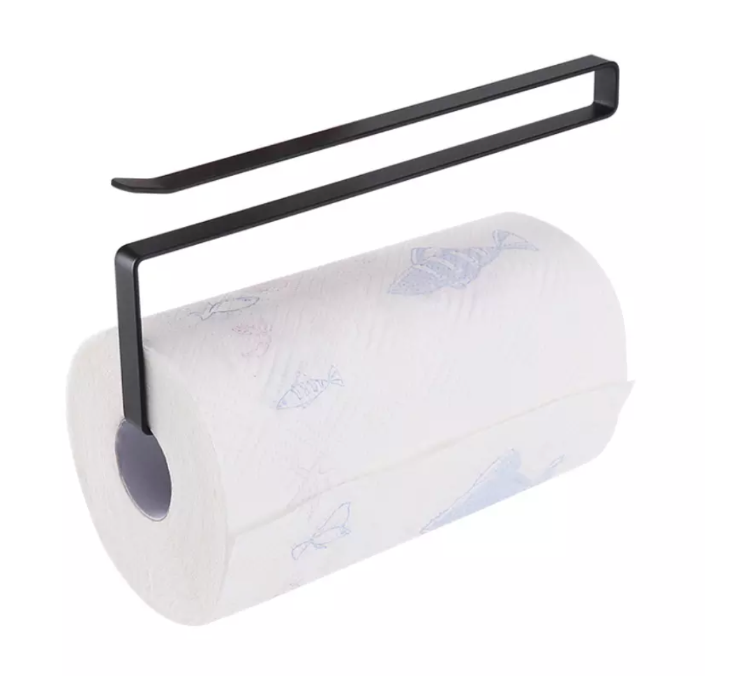 Paper Roll Holder Under Cabinet Black - Image 2