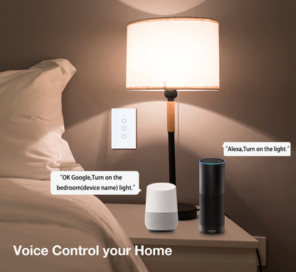Smart WIFI Switch for Lights LED Touch Panel 3 Gang - Image 3