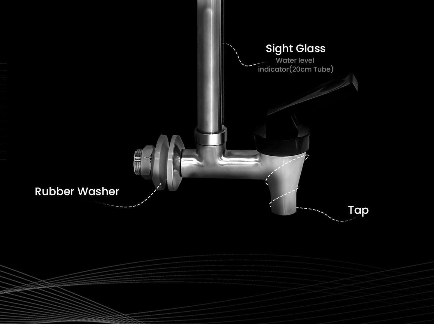 Phoenix Vision Tap- Stainless Steel - 10 inch for 12L System - Image 5