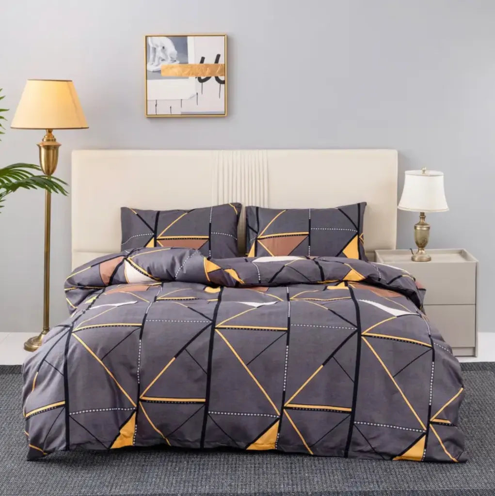 Dreamfields - Triray Quilt Cover Set - (3pcs, Super King Size)