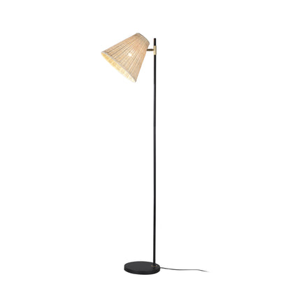 Yvette Rattan Floor Lamp - Image 3