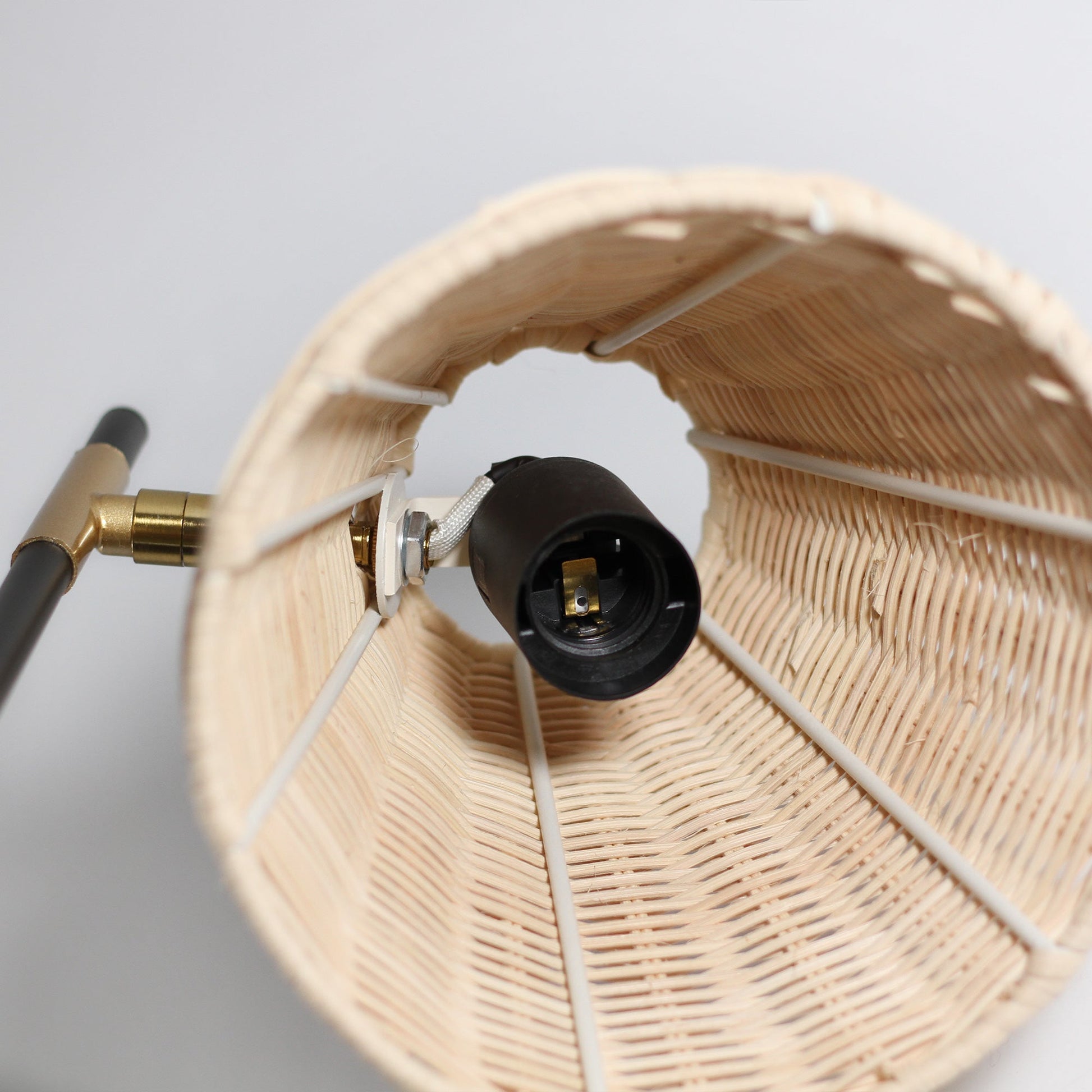 Yvette Rattan Floor Lamp - Image 5