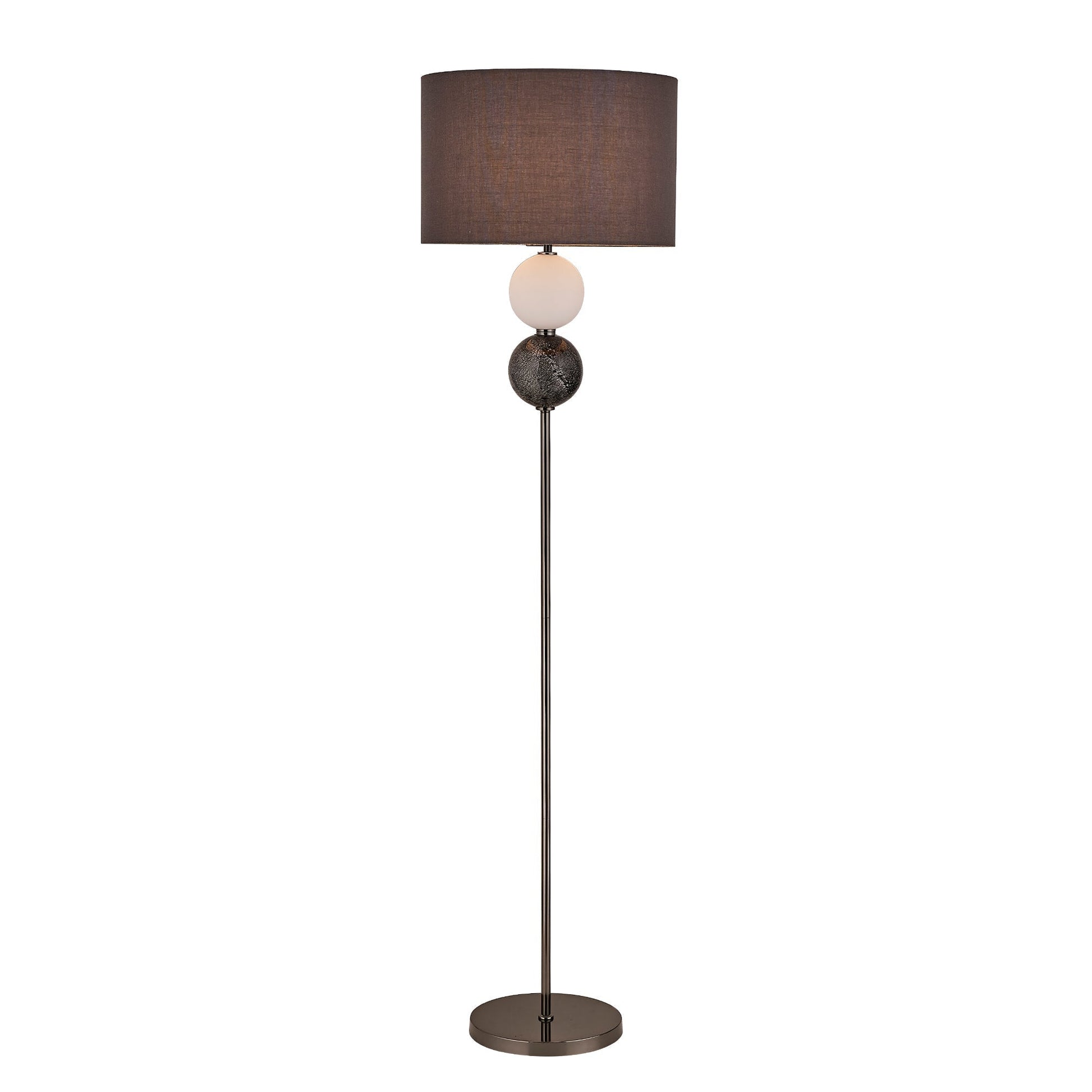 Murano Floor Lamp - Brass/Pewter - Image 3