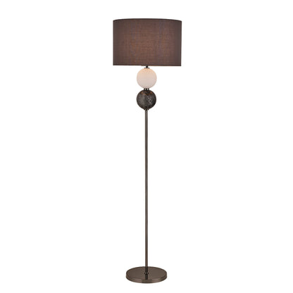 Murano Floor Lamp - Brass/Pewter - Image 3