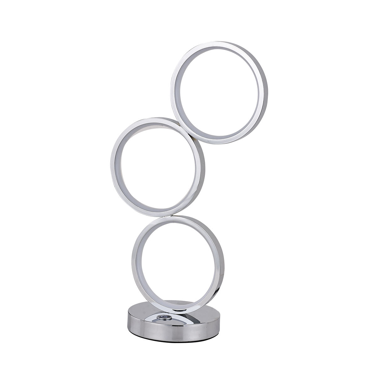 Iva LED Touch Table Lamp - Rose Gold/Chrome - Image 2