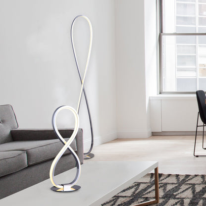 Infinite LED Table Lamp - Chrome - Image 7