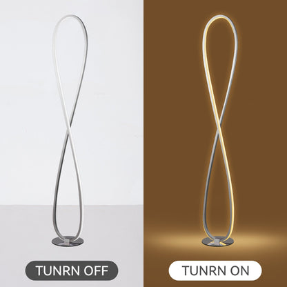Infinite LED Floor Lamp - Chrome - Image 5