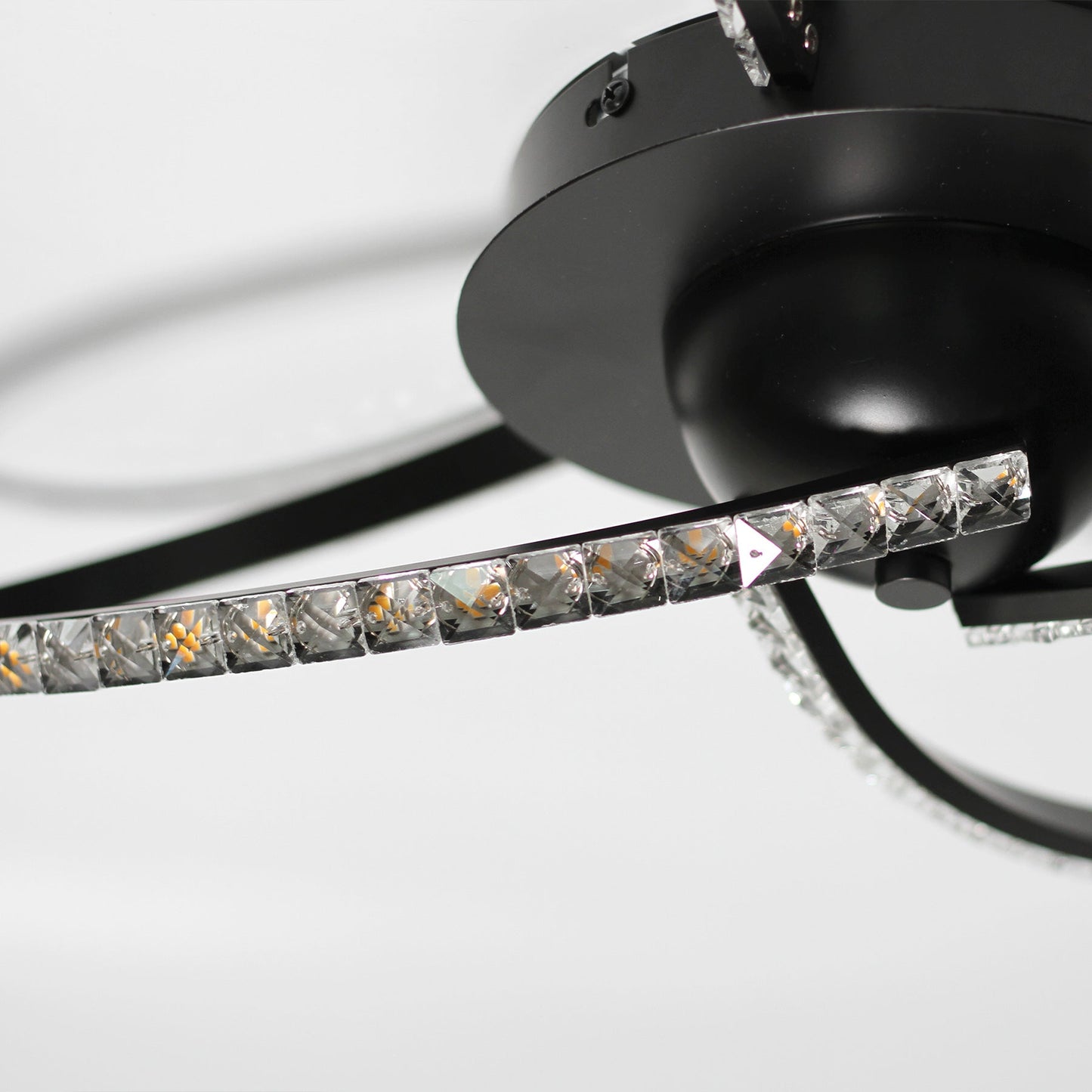 Irie Dimmable 3 Lights LED Ceiling Light - Black - Image 3