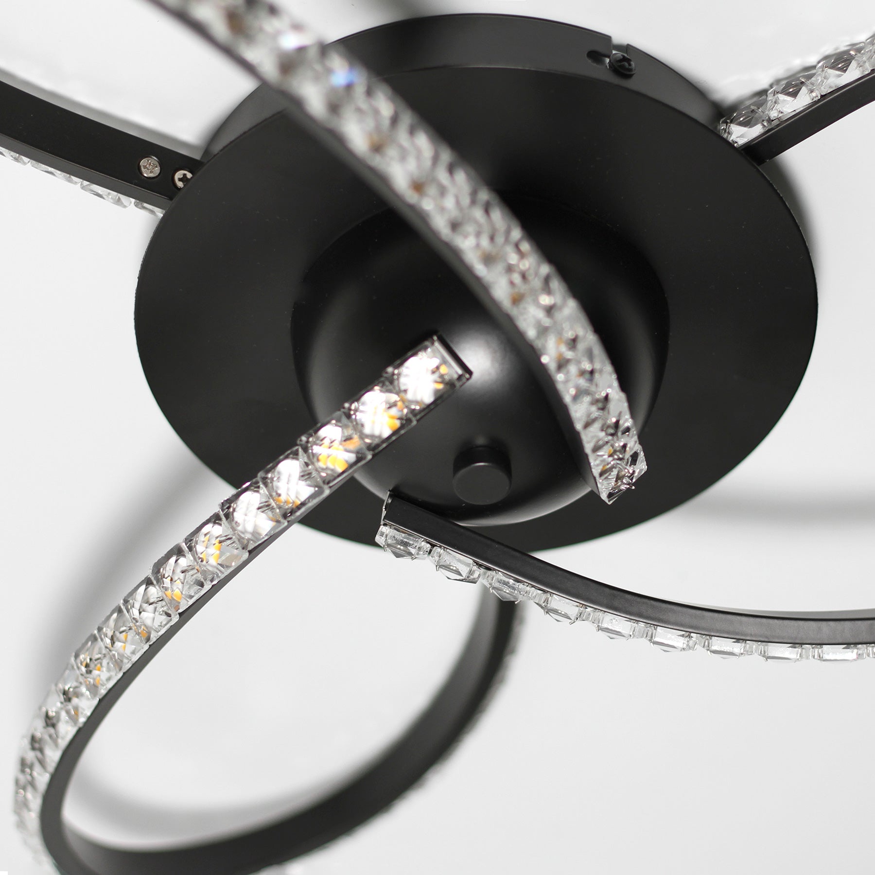 Irie Dimmable 3 Lights LED Ceiling Light - Black - Image 4