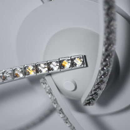 Irie Dimmable 3 Lights LED Ceiling Light - White - Image 4