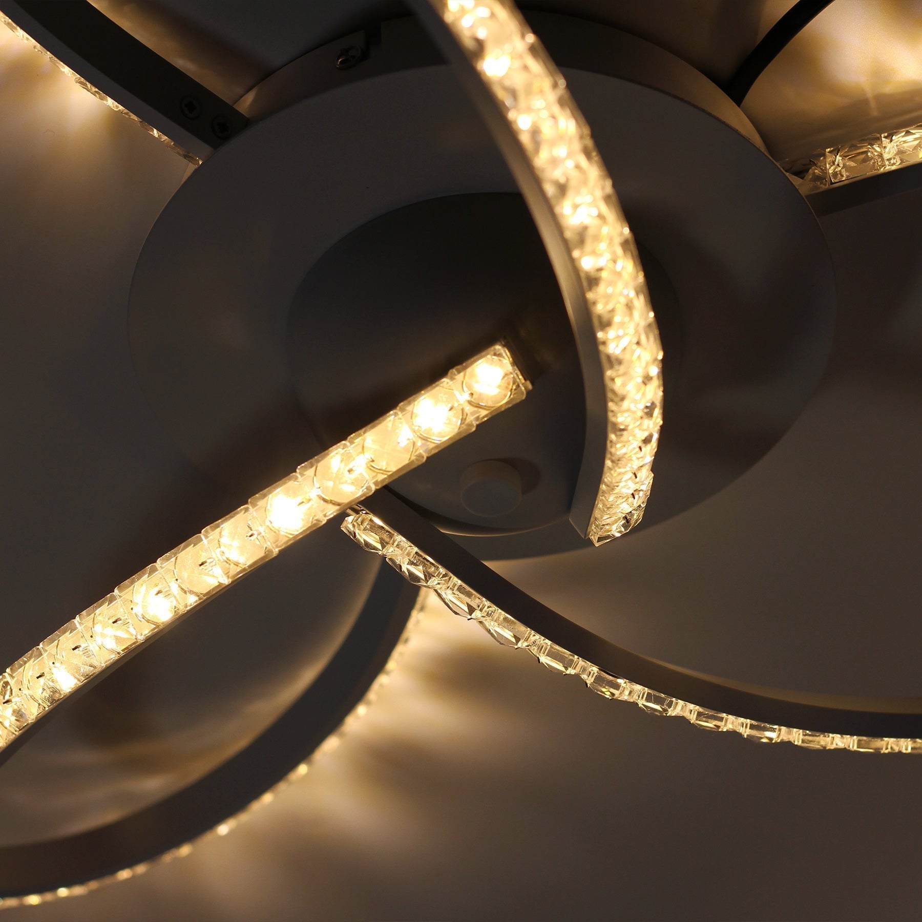 Irie Dimmable 3 Lights LED Ceiling Light - White - Image 9