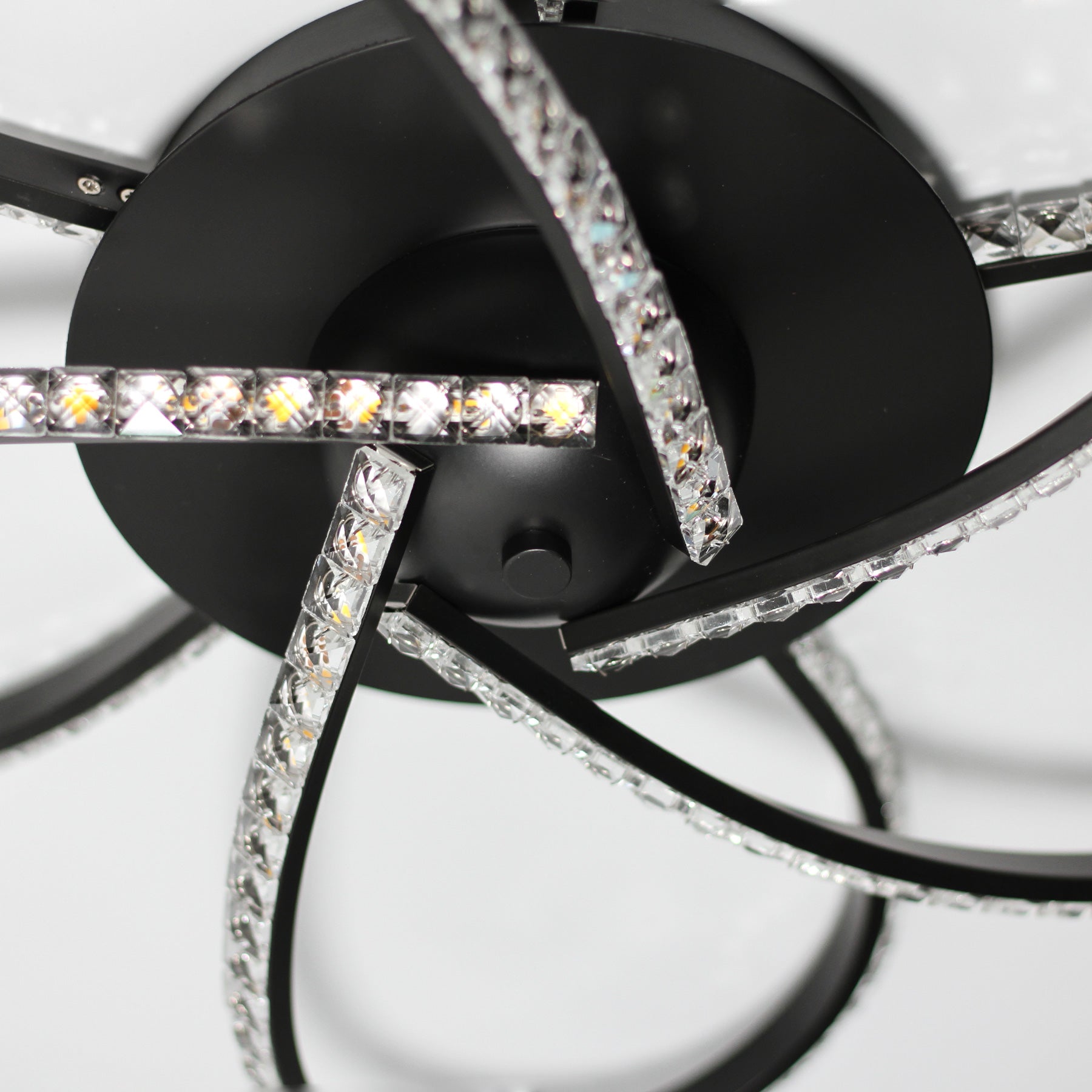 Irie Dimmable 5 Lights LED Ceiling Light - Black - Image 3