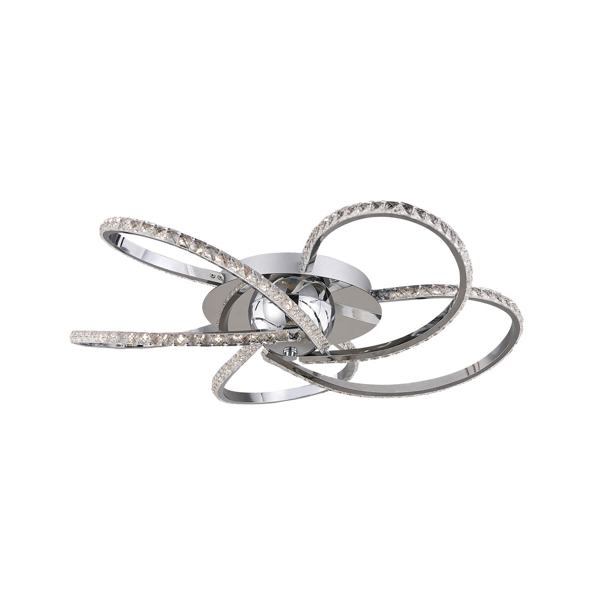Irie Dimmable 5 Lights LED Ceiling Light - Chrome - Image 2