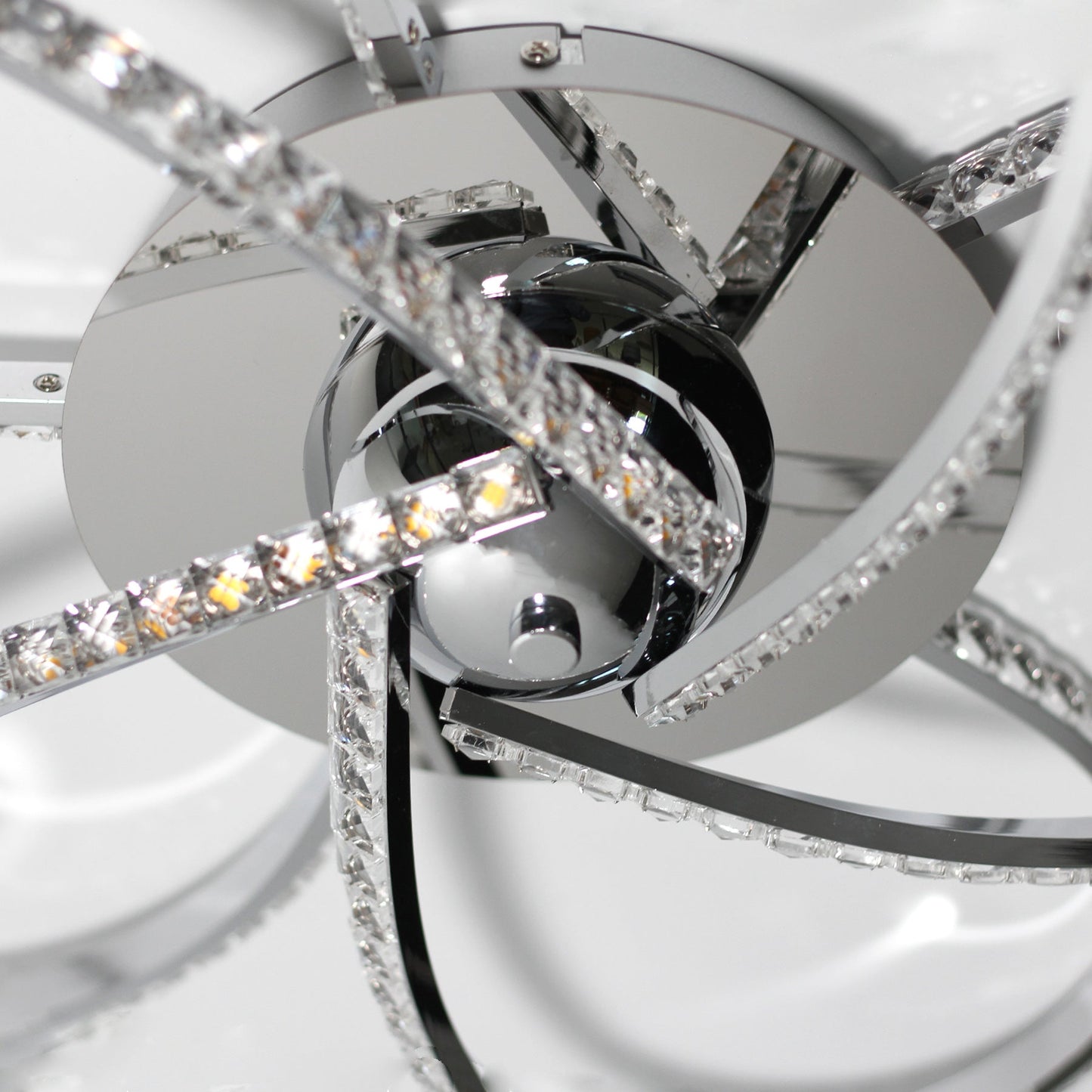 Irie Dimmable 5 Lights LED Ceiling Light - Chrome - Image 3