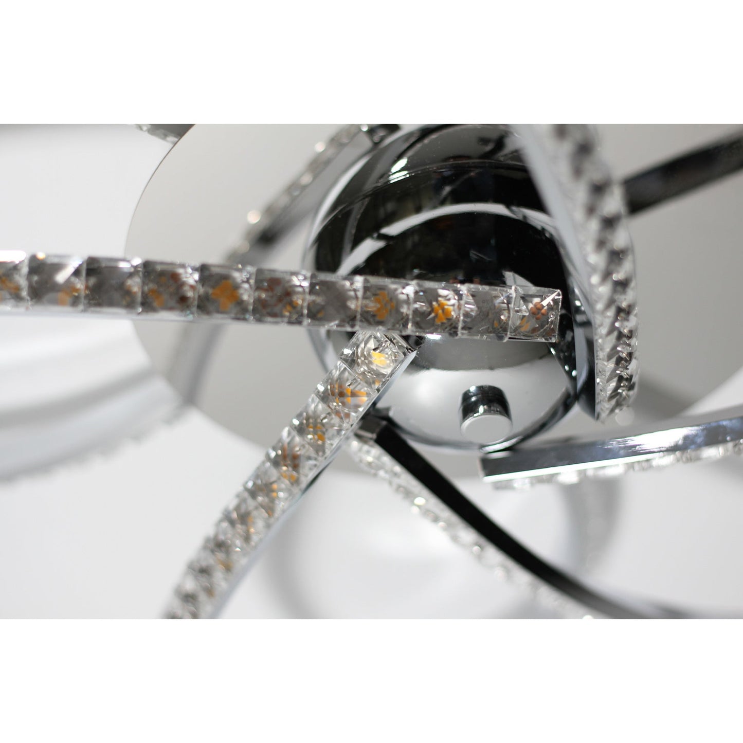 Irie Dimmable 5 Lights LED Ceiling Light - Chrome - Image 4