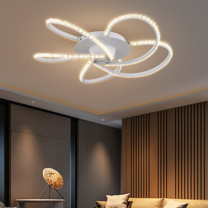 Irie Dimmable 5 Lights LED Ceiling Light - White - Image 7