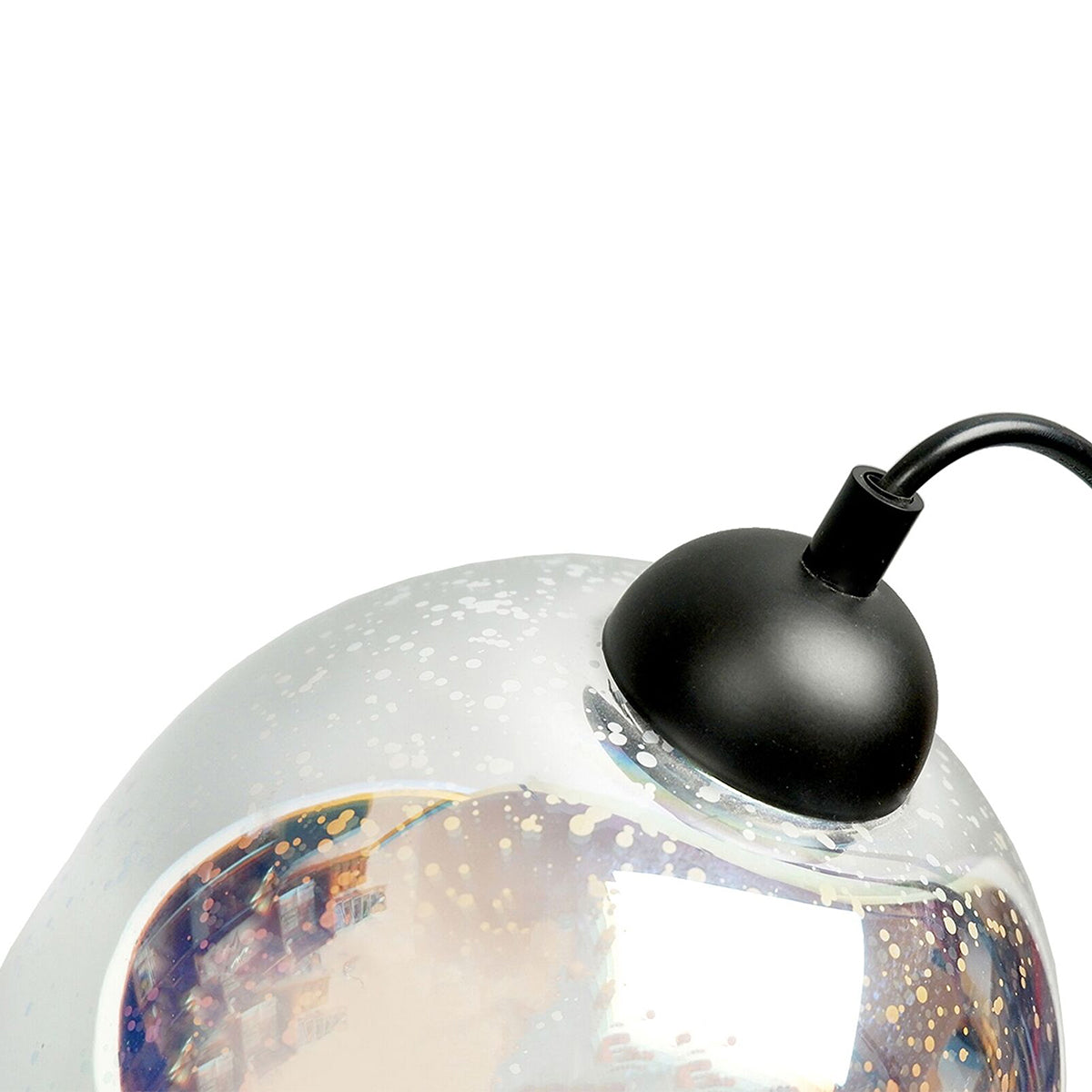 Moravian Glass Oval Pendant Light - Copper - Image 4