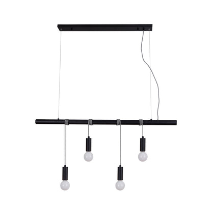 Bikkel 4 Lights Pendant Light - Black - Image 3