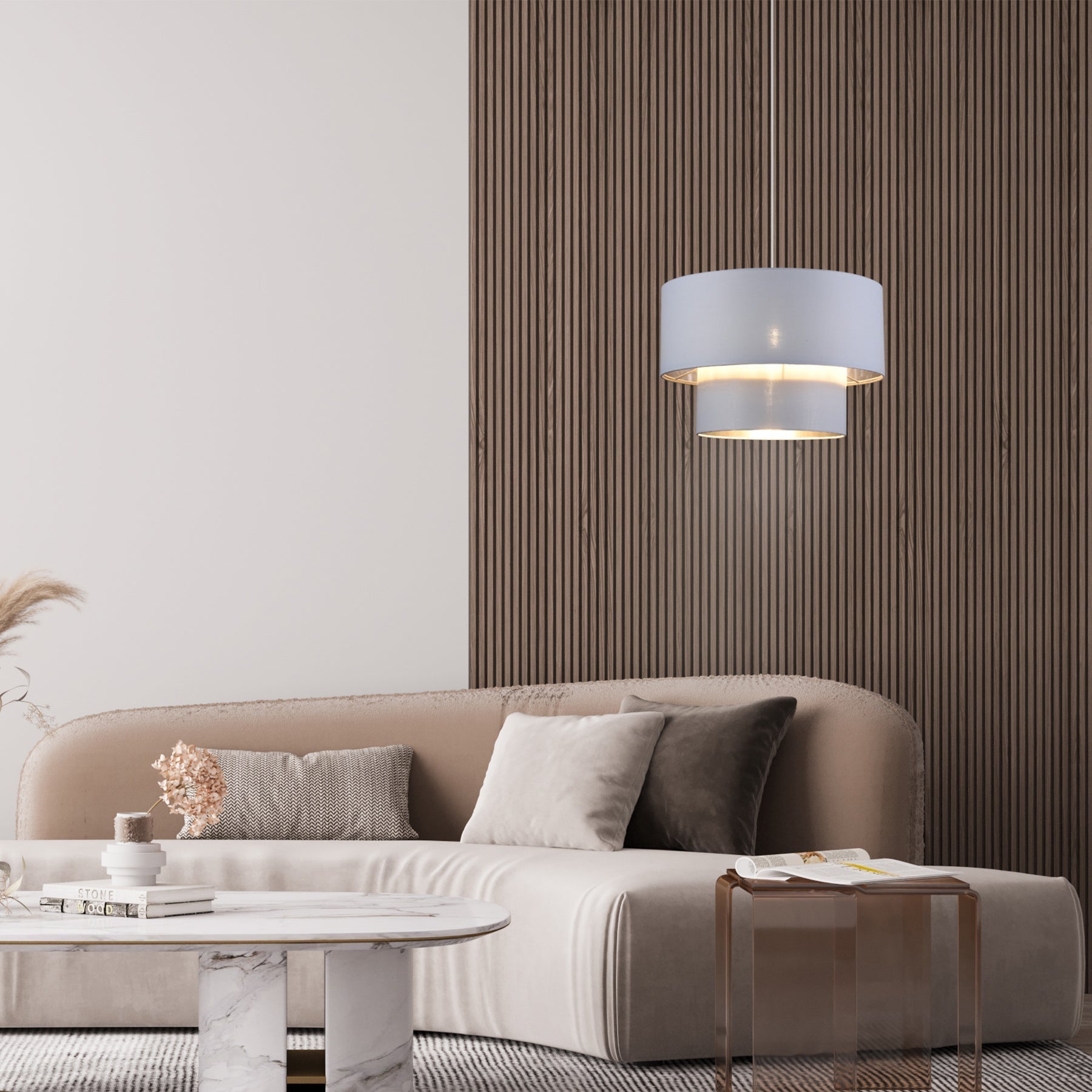 Rabiya Pendant Light - White - Image 7