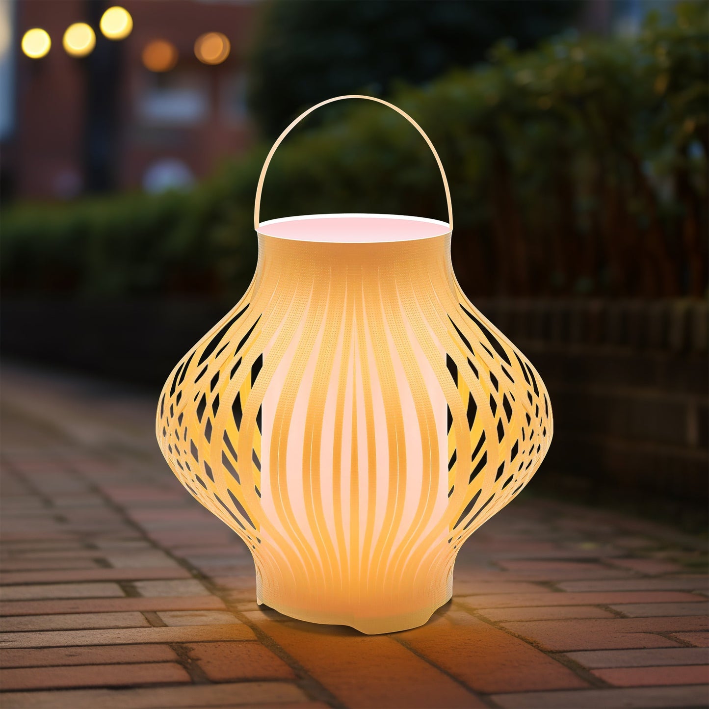 LED Retractable Lantern - Yellow - Image 3