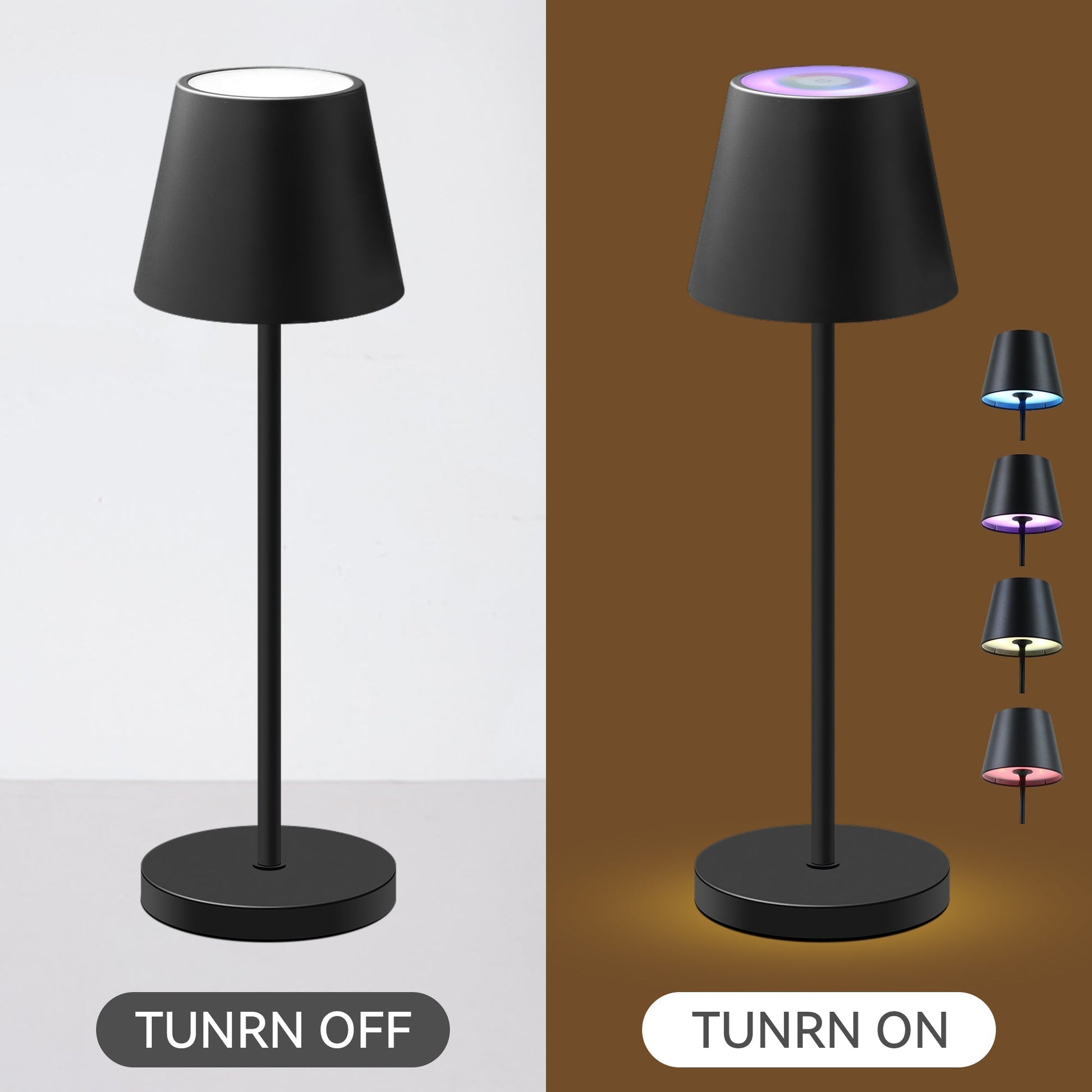 Enoki Portable RGB Table Lamp - Black - Image 9