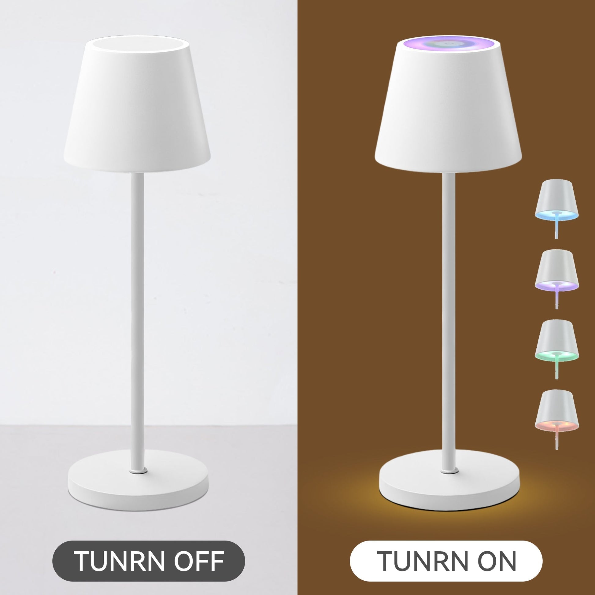 Enoki Portable RGB Table Lamp - White - Image 7