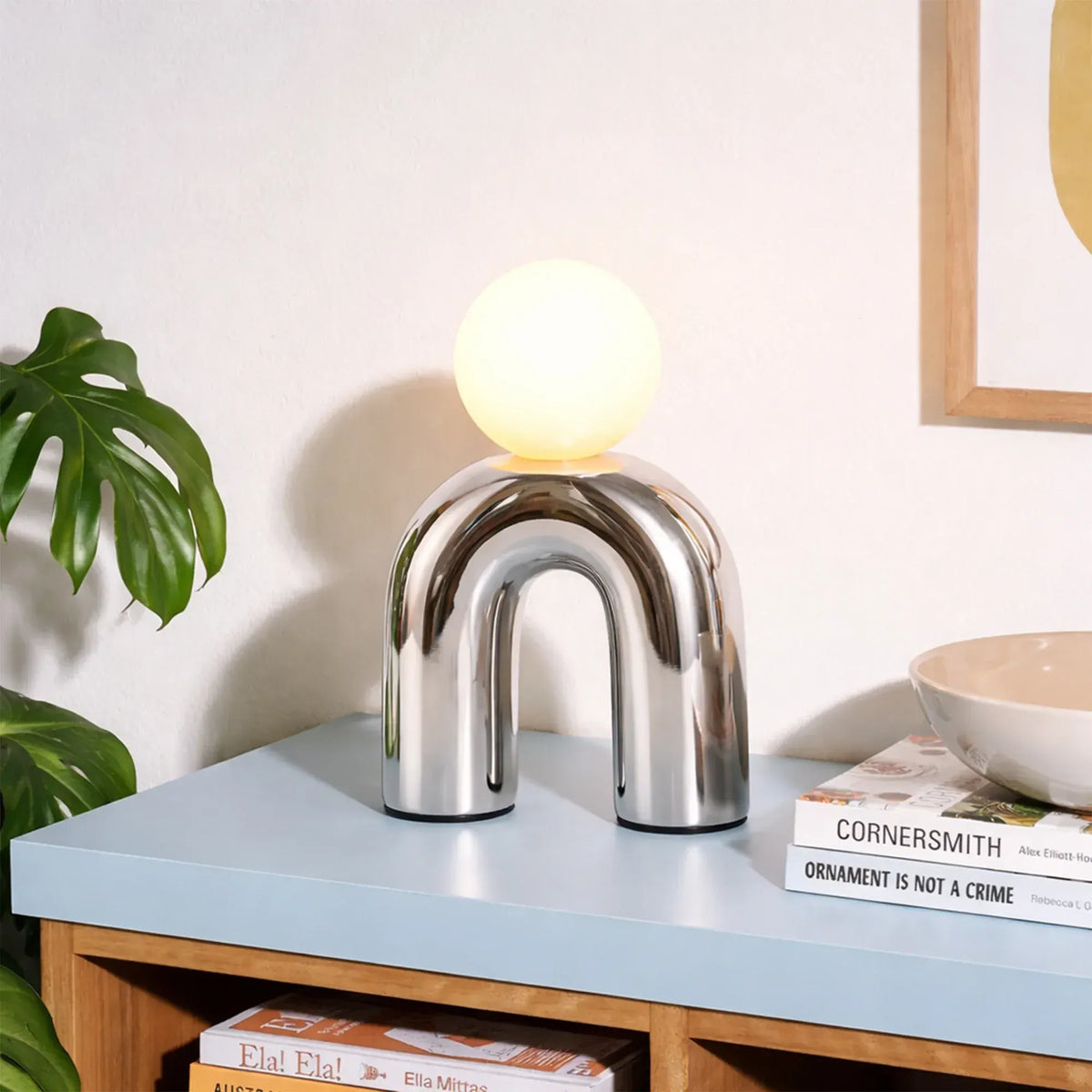 Mila Table Lamp - Chrome - Image 2