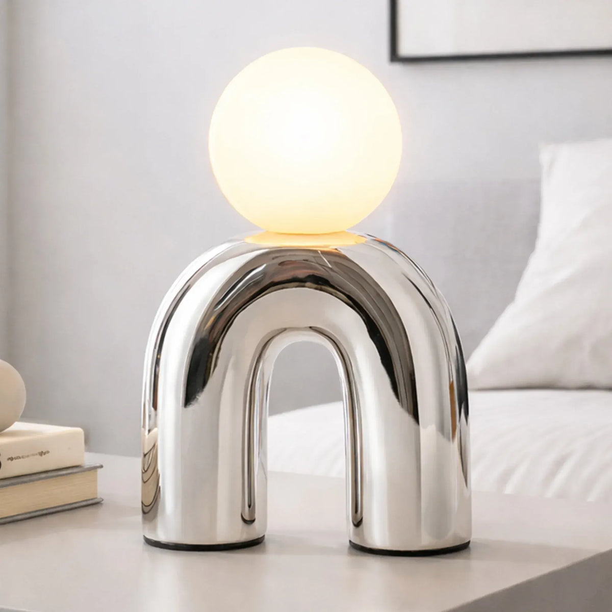 Mila Table Lamp - Chrome - Image 3