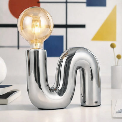 Millie Table Lamp - Chrome - Image 2