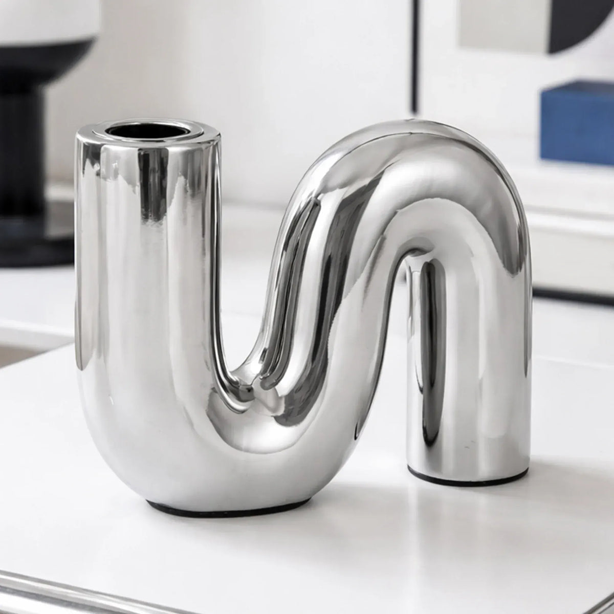 Millie Table Lamp - Chrome - Image 3