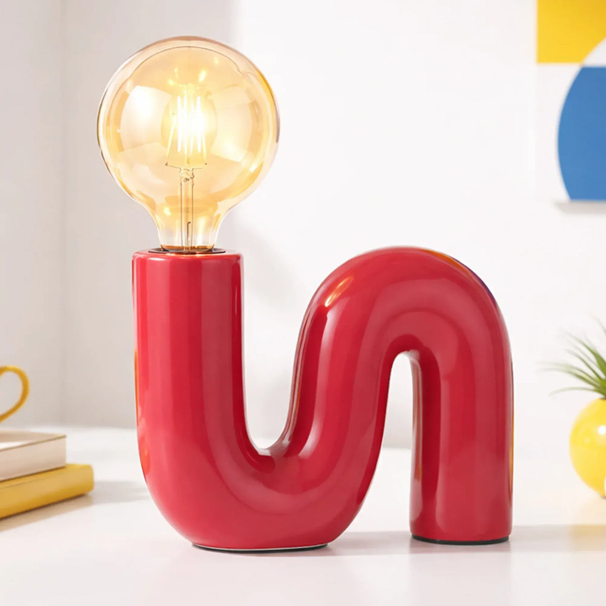 Millie Table Lamp - Coral - Image 2