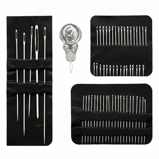 60pcs Sewing Needles Assorted Sizes Set with Needle Threader