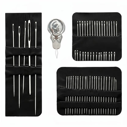 60pcs Sewing Needles Assorted Sizes Set with Needle Threader - Image 2