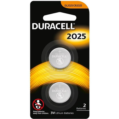 2x Duracell CR2025 Batteries Lithium 3V Battery Security 2025 - Image 2