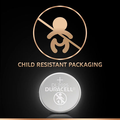 2x Duracell CR2025 Batteries Lithium 3V Battery Security 2025 - Image 4