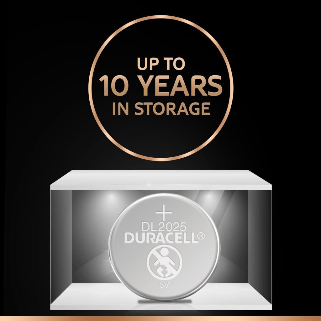 2x Duracell CR2025 Batteries Lithium 3V Battery Security 2025 - Image 5
